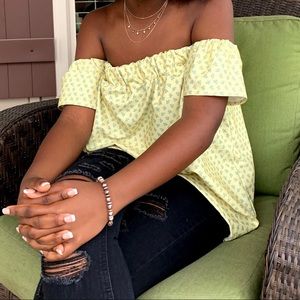 handmade strapless blouse